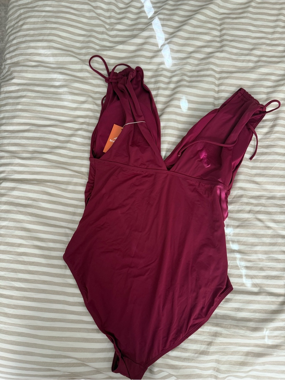 NWT Raspberry One-Piece Bathing Suit - Picture 2 of 3